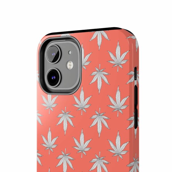 Red Love Marijuana Leaf's Case For Apple Iphone - Image 4