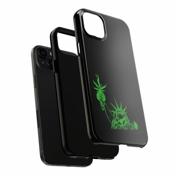 Statue of Liberty Cannabis Flame Case for Iphone - Image 68