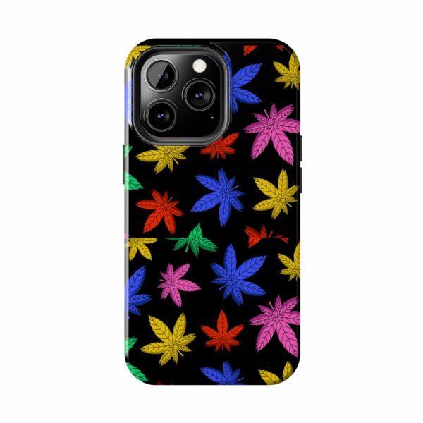 Colorful Marijuana Leaf's Case For Apple Iphone - Image 38