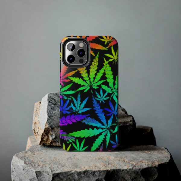 Trippy Marijuana Psychedelic Leaf's Case For Apple Iphone - Image 17