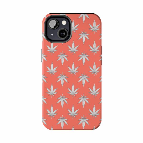 Red Love Marijuana Leaf's Case For Apple Iphone - Image 26