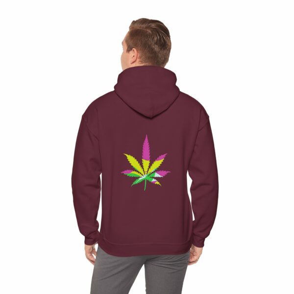 Graffiti Cannabis Leaf Hoodie - Image 8