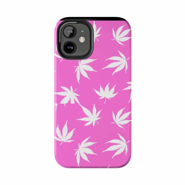 Pink Love Marijuana Leaf's Case For Apple Iphone - Image 8