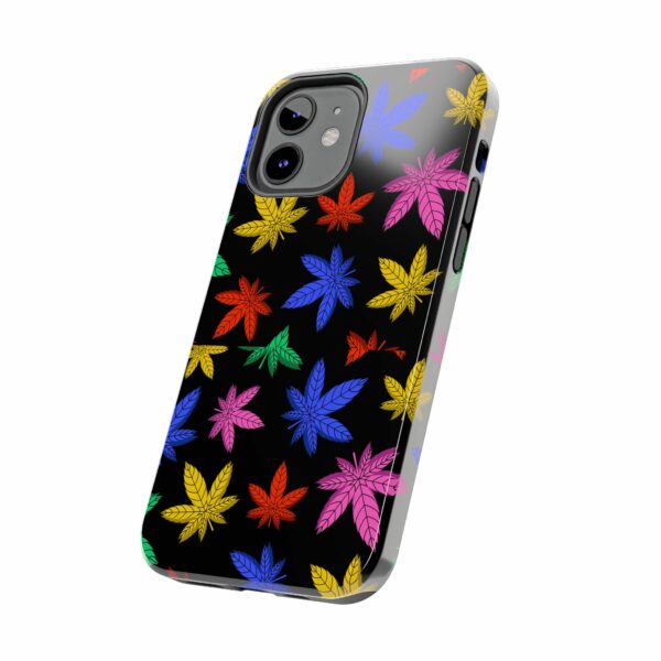 Colorful Marijuana Leaf's Case For Apple Iphone - Image 3