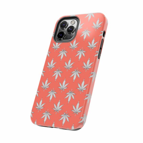 Red Love Marijuana Leaf's Case For Apple Iphone - Image 15