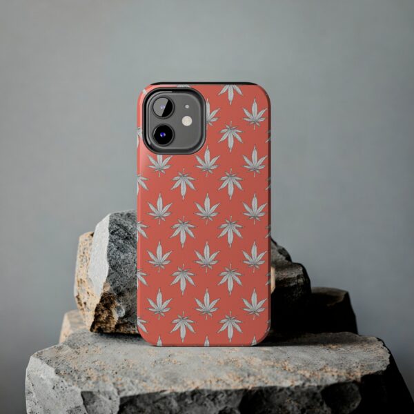 Red Love Marijuana Leaf's Case For Apple Iphone - Image 5