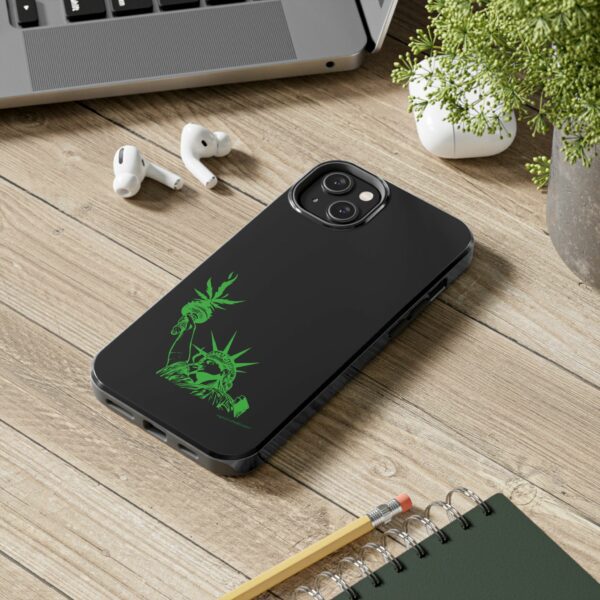 Statue of Liberty Cannabis Flame Case for Iphone - Image 56