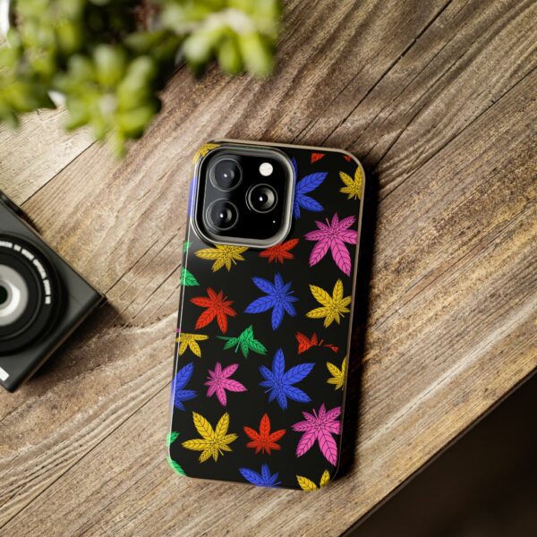 Colorful Marijuana Leaf's Case For Apple Iphone - Image 42