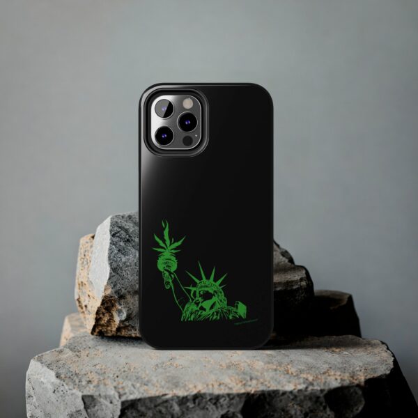 Statue of Liberty Cannabis Flame Case for Iphone - Image 17