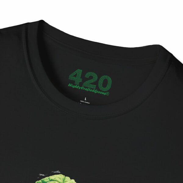 Galactic Green Master Tee - Stoner Yoda Edition - Image 6