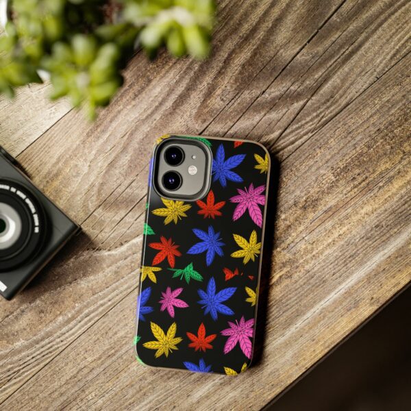 Colorful Marijuana Leaf's Case For Apple Iphone - Image 12