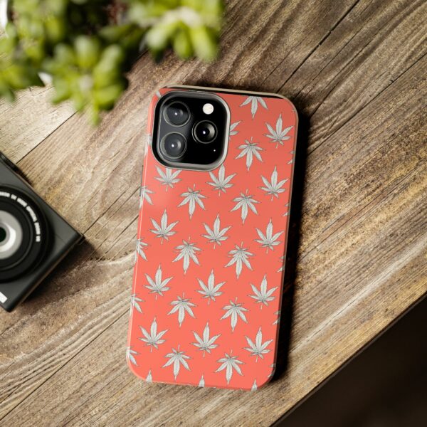 Red Love Marijuana Leaf's Case For Apple Iphone - Image 48