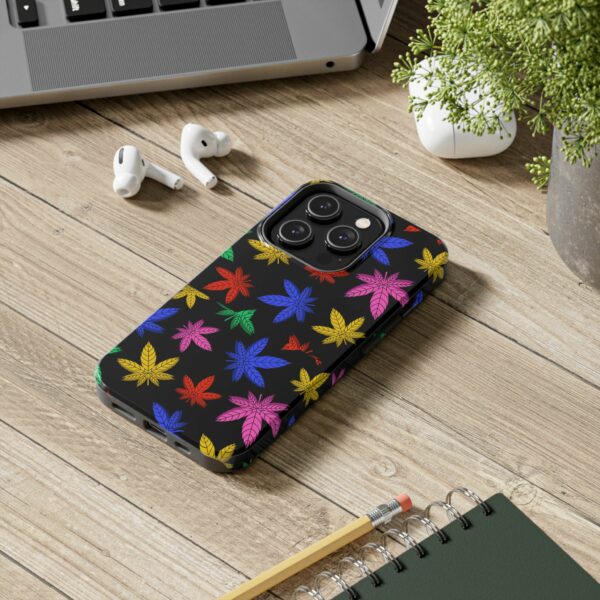 Colorful Marijuana Leaf's Case For Apple Iphone - Image 52