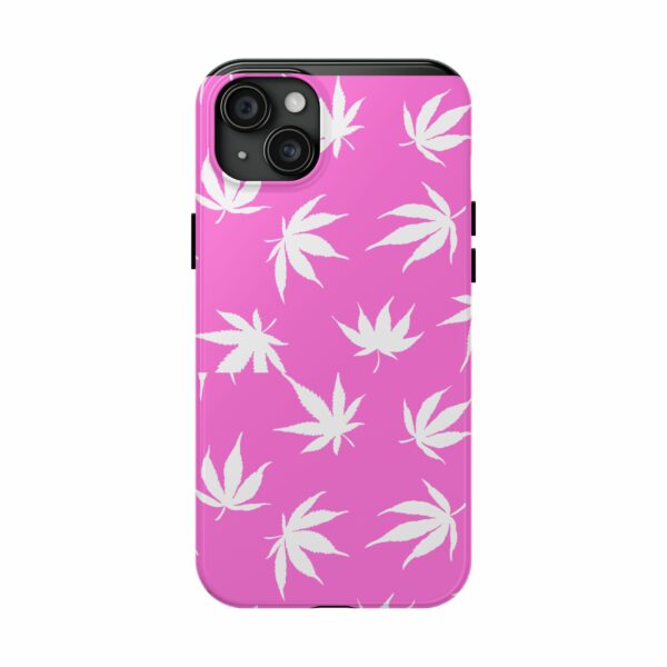 Pink Love Marijuana Leaf's Case For Apple Iphone - Image 65