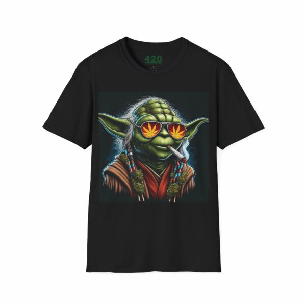 Galactic Black Master Tee - Stoner Yoda Edition