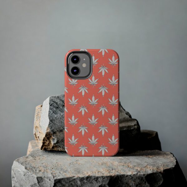 Red Love Marijuana Leaf's Case For Apple Iphone - Image 11