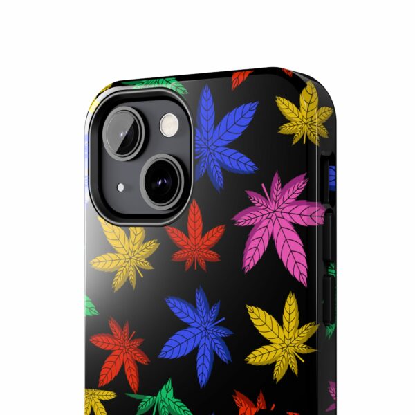 Colorful Marijuana Leaf's Case For Apple Iphone - Image 34