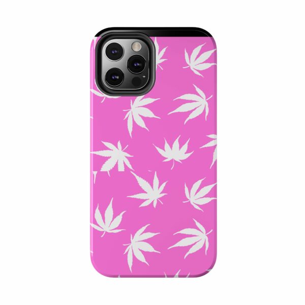 Pink Love Marijuana Leaf's Case For Apple Iphone - Image 14