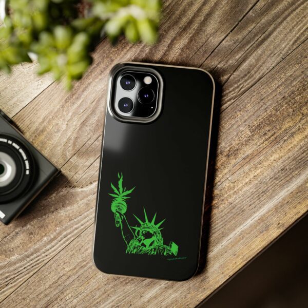 Statue of Liberty Cannabis Flame Case for Iphone - Image 24