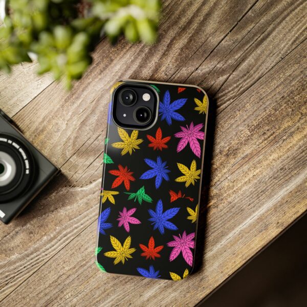 Colorful Marijuana Leaf's Case For Apple Iphone - Image 30