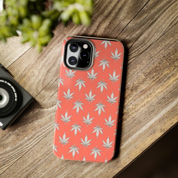 Red Love Marijuana Leaf's Case For Apple Iphone - Image 24