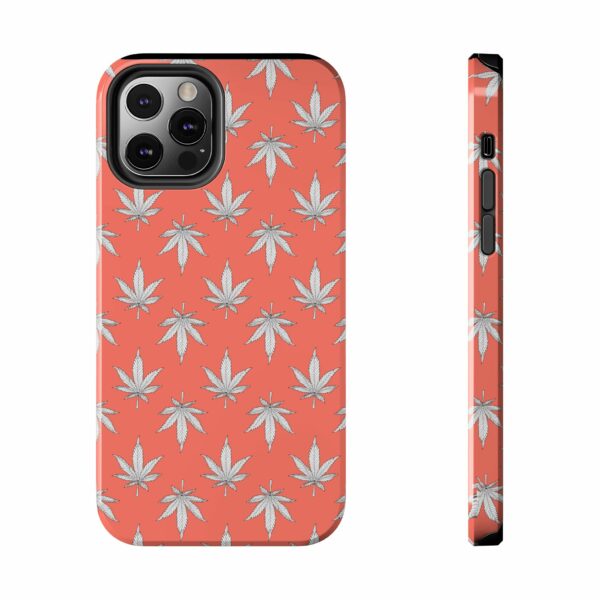 Red Love Marijuana Leaf's Case For Apple Iphone - Image 13