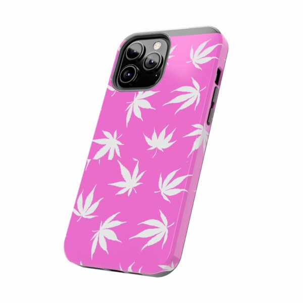 Pink Love Marijuana Leaf's Case For Apple Iphone - Image 45