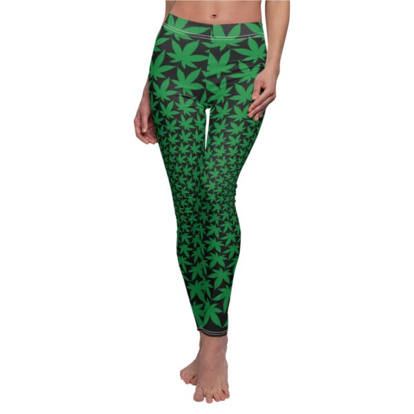 Psychedelic Marijuana Cycle Women Leggings