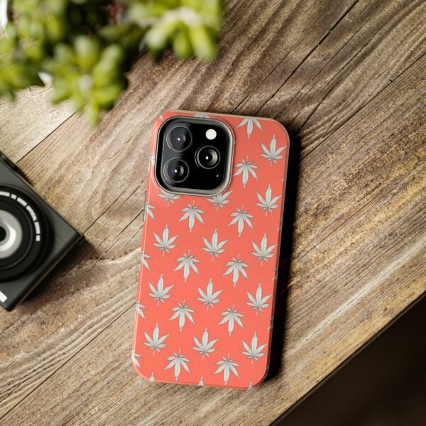 Red Love Marijuana Leaf's Case For Apple Iphone - Image 42