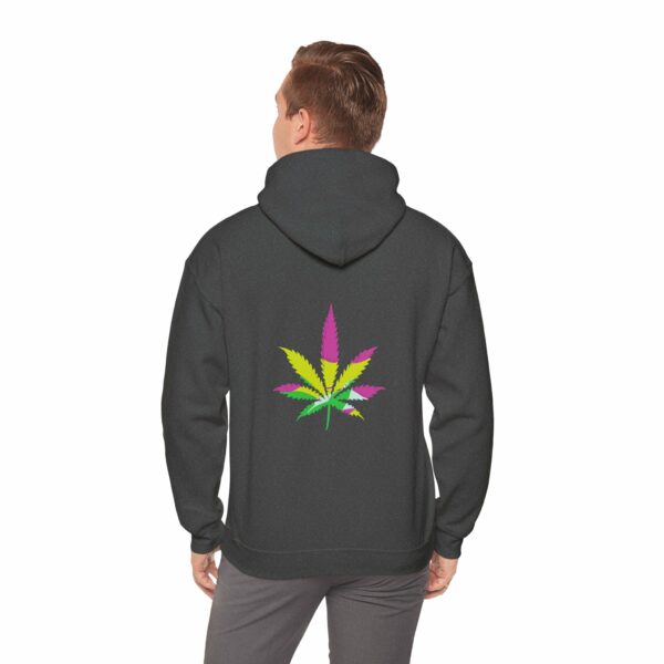 Graffiti Cannabis Leaf Hoodie - Image 4