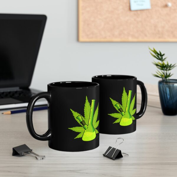 Weed Pipe Black Mug - Image 3