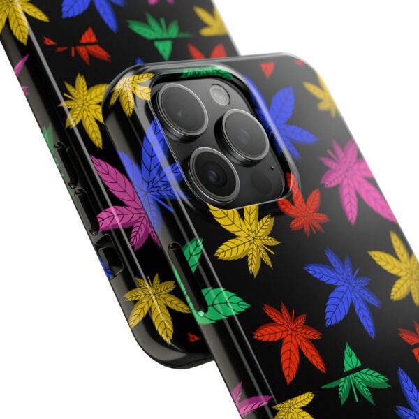 Colorful Marijuana Leaf's Case For Apple Iphone - Image 70