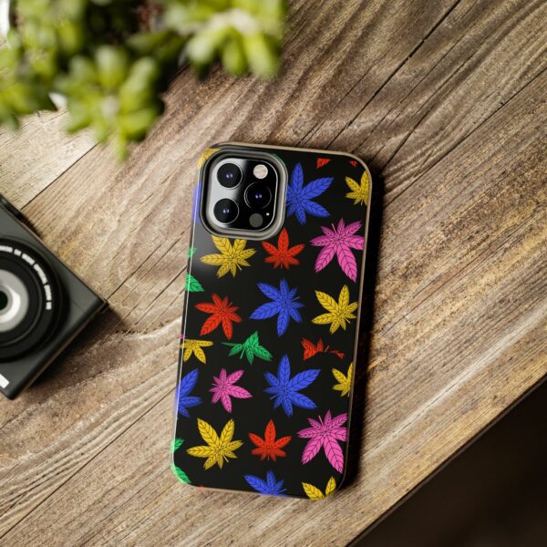 Colorful Marijuana Leaf's Case For Apple Iphone - Image 18