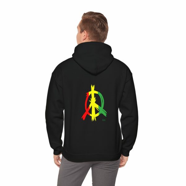 Jamaican Flag Peace Sign Hoodie - Image 12