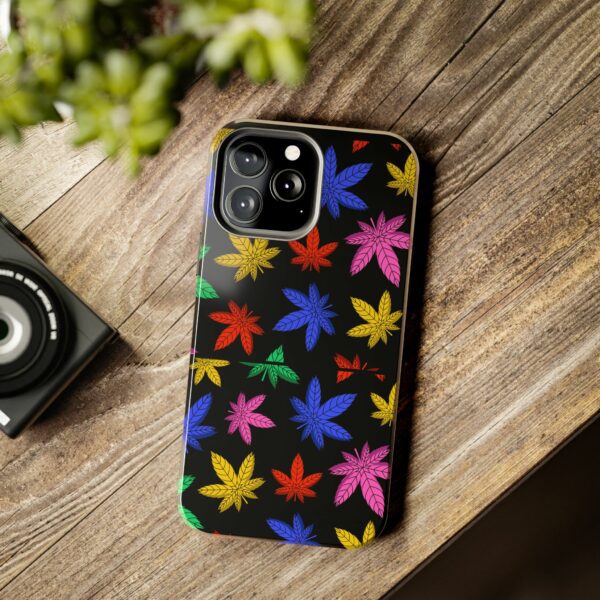 Colorful Marijuana Leaf's Case For Apple Iphone - Image 48