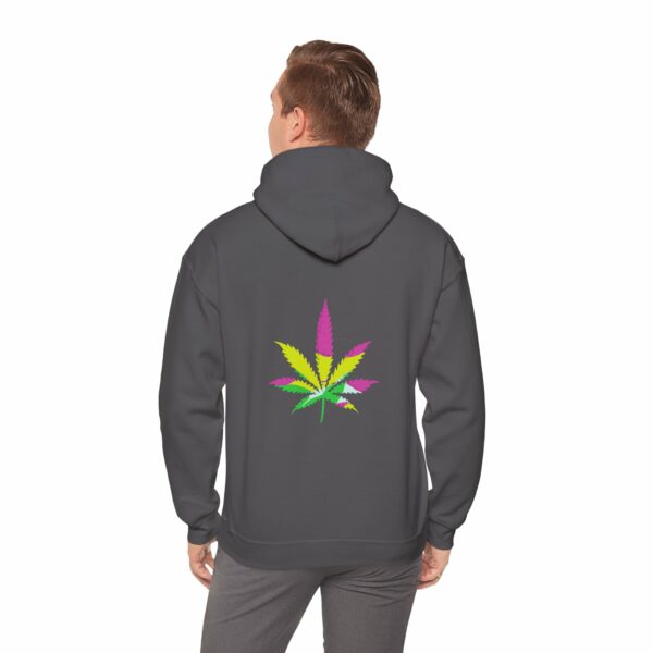 Graffiti Cannabis Leaf Hoodie - Image 24