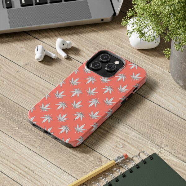 Red Love Marijuana Leaf's Case For Apple Iphone - Image 54