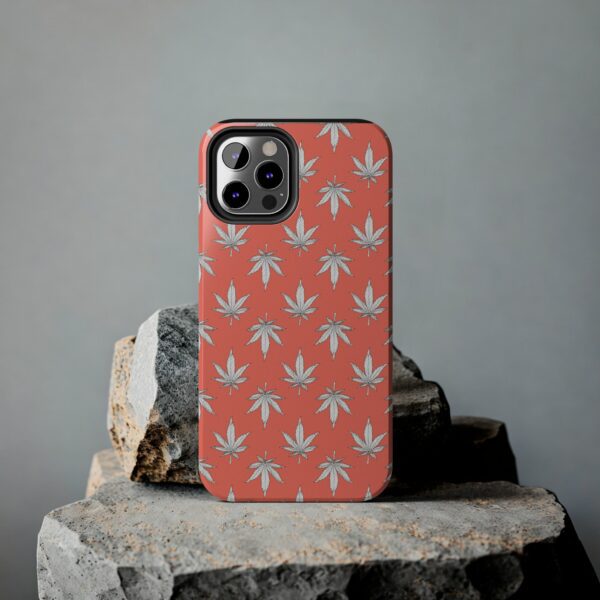 Red Love Marijuana Leaf's Case For Apple Iphone - Image 17