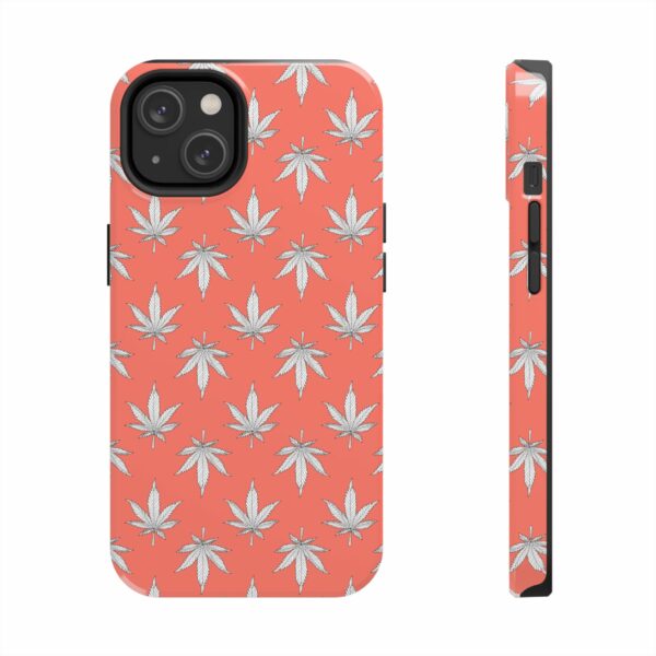 Red Love Marijuana Leaf's Case For Apple Iphone - Image 49