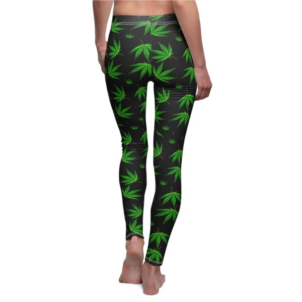 Marijuana Green Leaf’s Women Leggings - Image 4