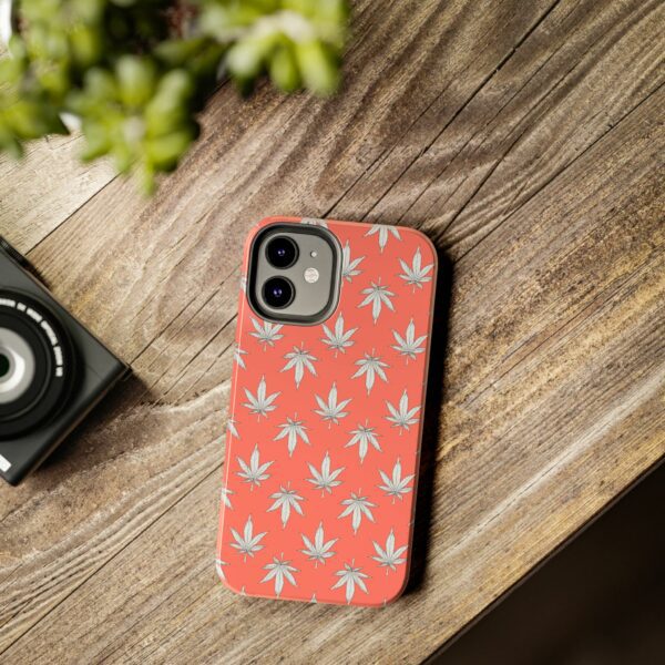 Red Love Marijuana Leaf's Case For Apple Iphone - Image 12