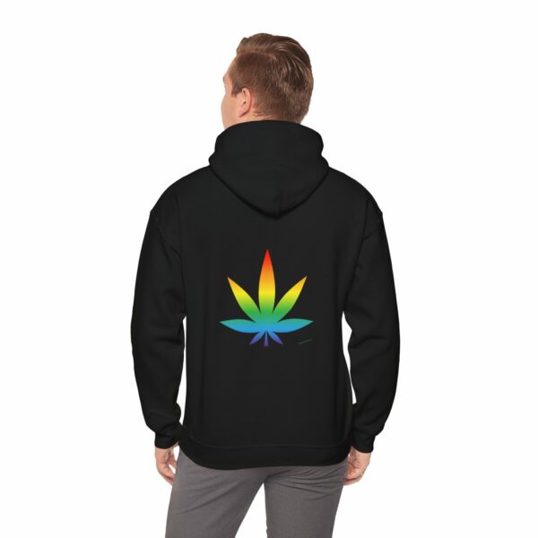 Psychedelic Cannabis Leaf Hoodie - Image 12