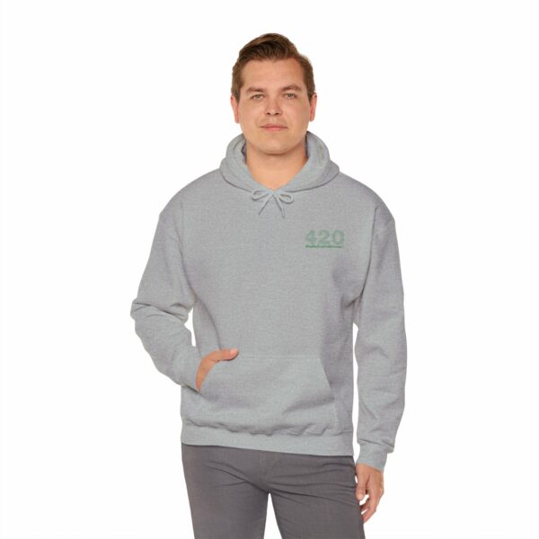 Funny Weed Leaf Face Hoodie - Image 7