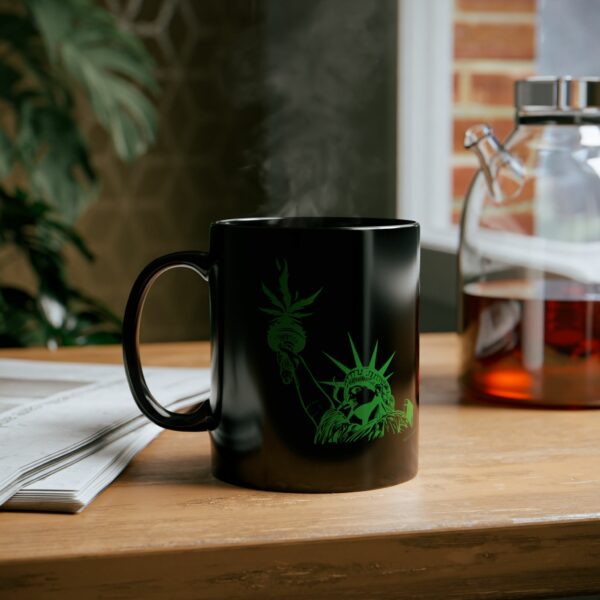 Cannabis Statue of Liberty Mug - Image 4