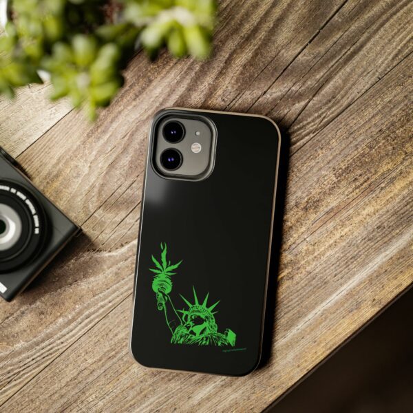 Statue of Liberty Cannabis Flame Case for Iphone - Image 6