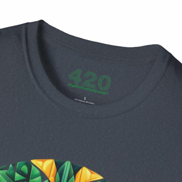 Psychedelic Foliage Tee - Hypnotic Weed Leaf Edition - Image 12