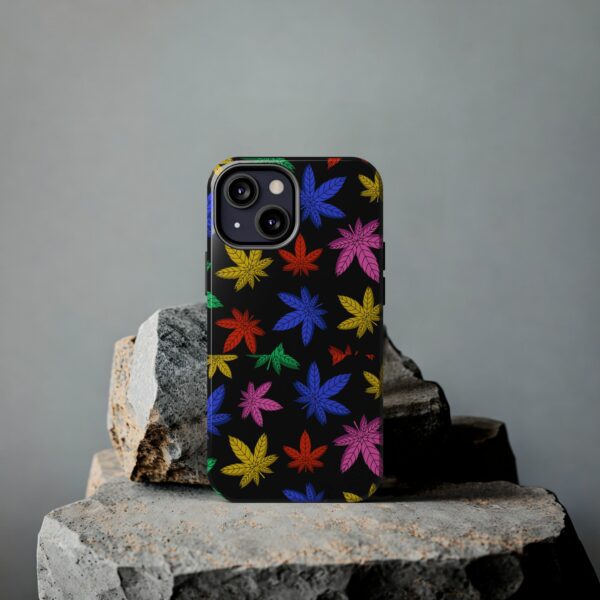 Colorful Marijuana Leaf's Case For Apple Iphone - Image 35