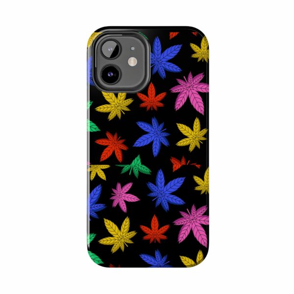 Colorful Marijuana Leaf's Case For Apple Iphone - Image 2