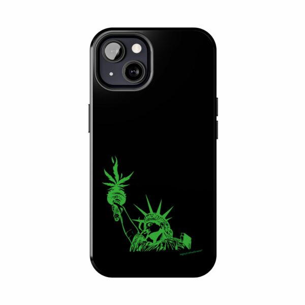 Statue of Liberty Cannabis Flame Case for Iphone - Image 26