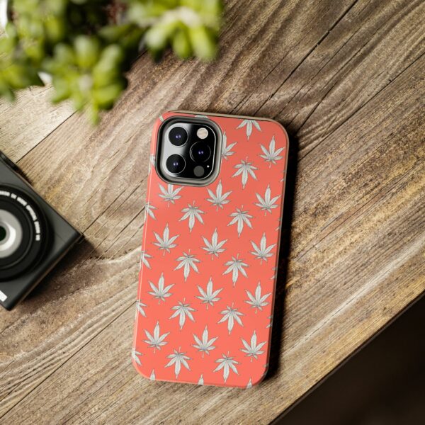 Red Love Marijuana Leaf's Case For Apple Iphone - Image 18